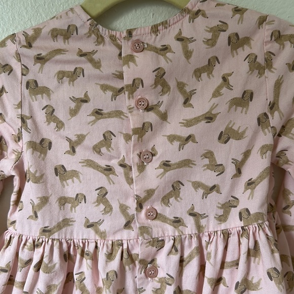 Pink Woodland Dress + Cozy Knit Vest (2-Piece Set) - Picture 3 of 8